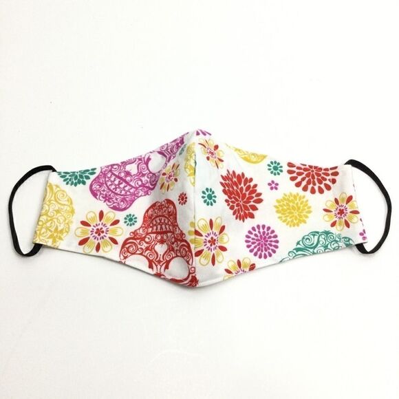 2/$15 - Skeleton Mask, Face Mask, Pink/Green Sugar Skulls, Filti Filter - Picture 3 of 15